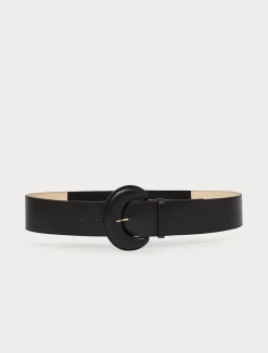 Best Marina Rinaldi Leather belt BLACK