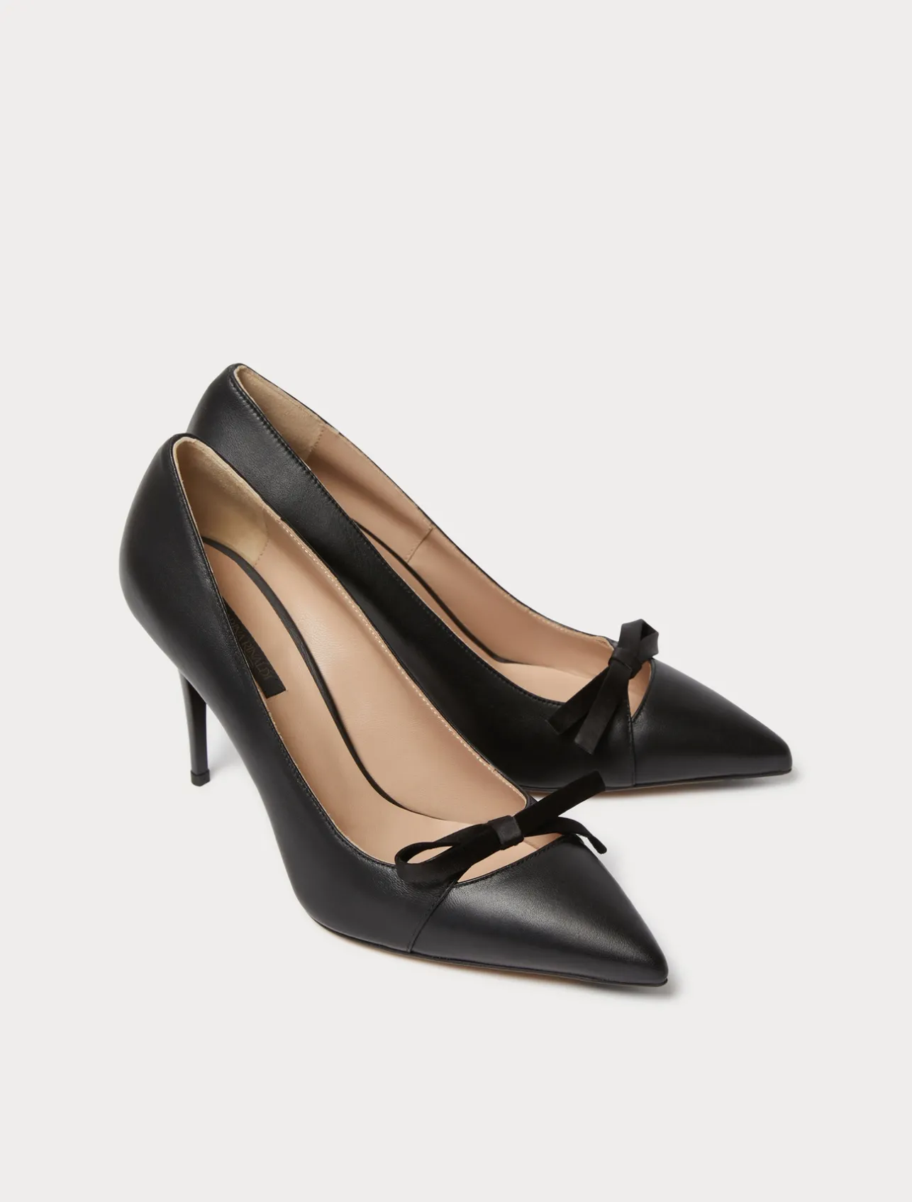 New Marina Rinaldi Leather court shoes BLACK