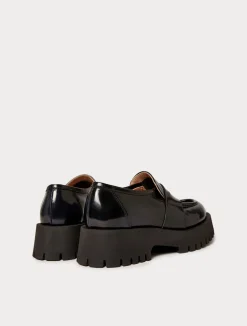 Clearance Marina Rinaldi Leather moccasins MIDNIGHTBLUE