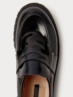 Clearance Marina Rinaldi Leather moccasins MIDNIGHTBLUE