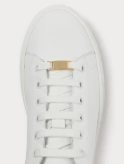 Online Marina Rinaldi Leather sneakers OPTICALWHITE