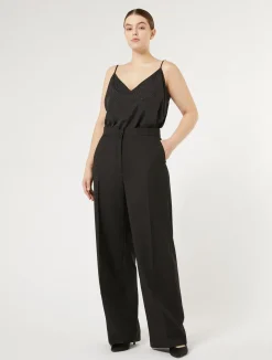 Hot Marina Rinaldi Levantine trousers with rhinestones BLACK