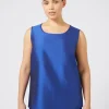 Hot Marina Rinaldi Light shantung silk top PURPLE