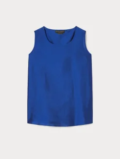 Hot Marina Rinaldi Light shantung silk top PURPLE