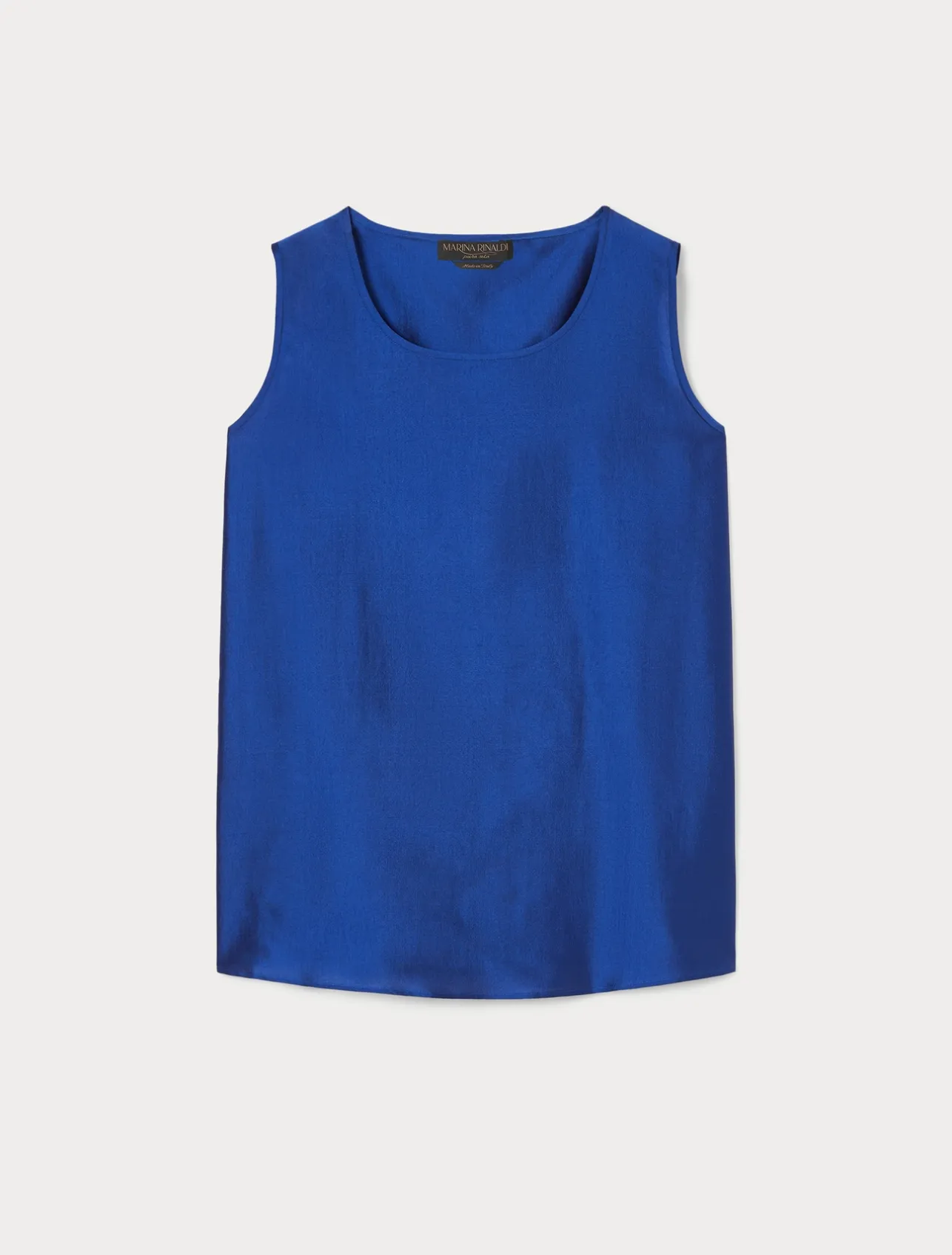 Hot Marina Rinaldi Light shantung silk top PURPLE