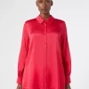 New Marina Rinaldi Lightweight satin shirt FUCHSIA