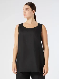 New Marina Rinaldi Linen top BLACK
