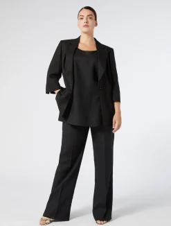 New Marina Rinaldi Linen top BLACK