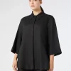 Sale Marina Rinaldi Linen tunic BLACK