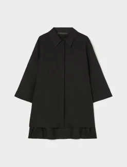 Sale Marina Rinaldi Linen tunic BLACK