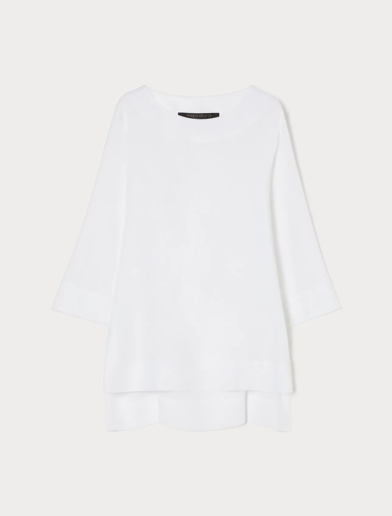 Best Marina Rinaldi Linen tunic OPTICALWHITE