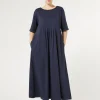 Online Marina Rinaldi Long jersey dress MIDNIGHTBLUE