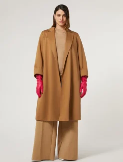 Fashion Marina Rinaldi Long Nappa leather gloves FUCHSIA