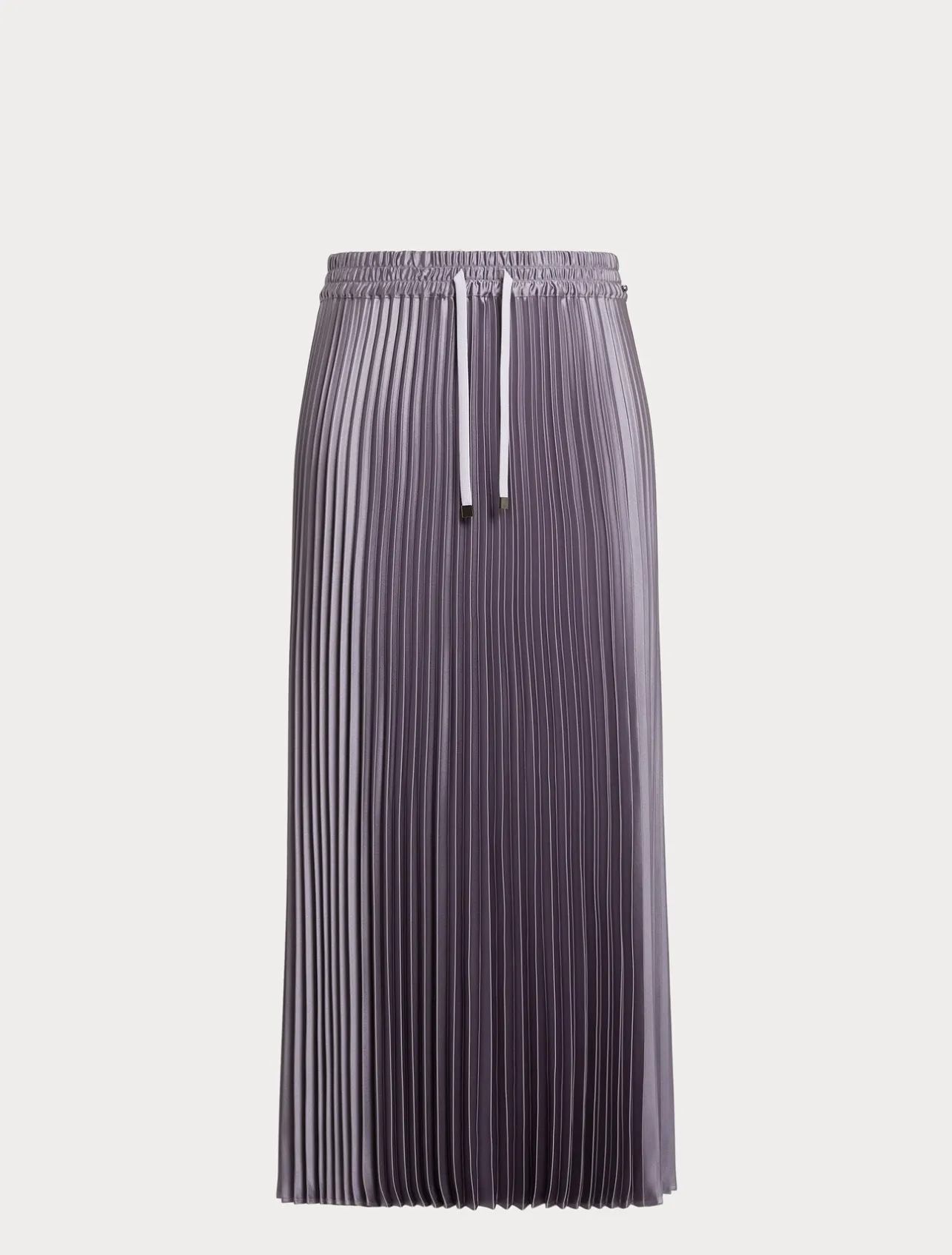 Hot Marina Rinaldi Long pleated satin skirt LAVENDER