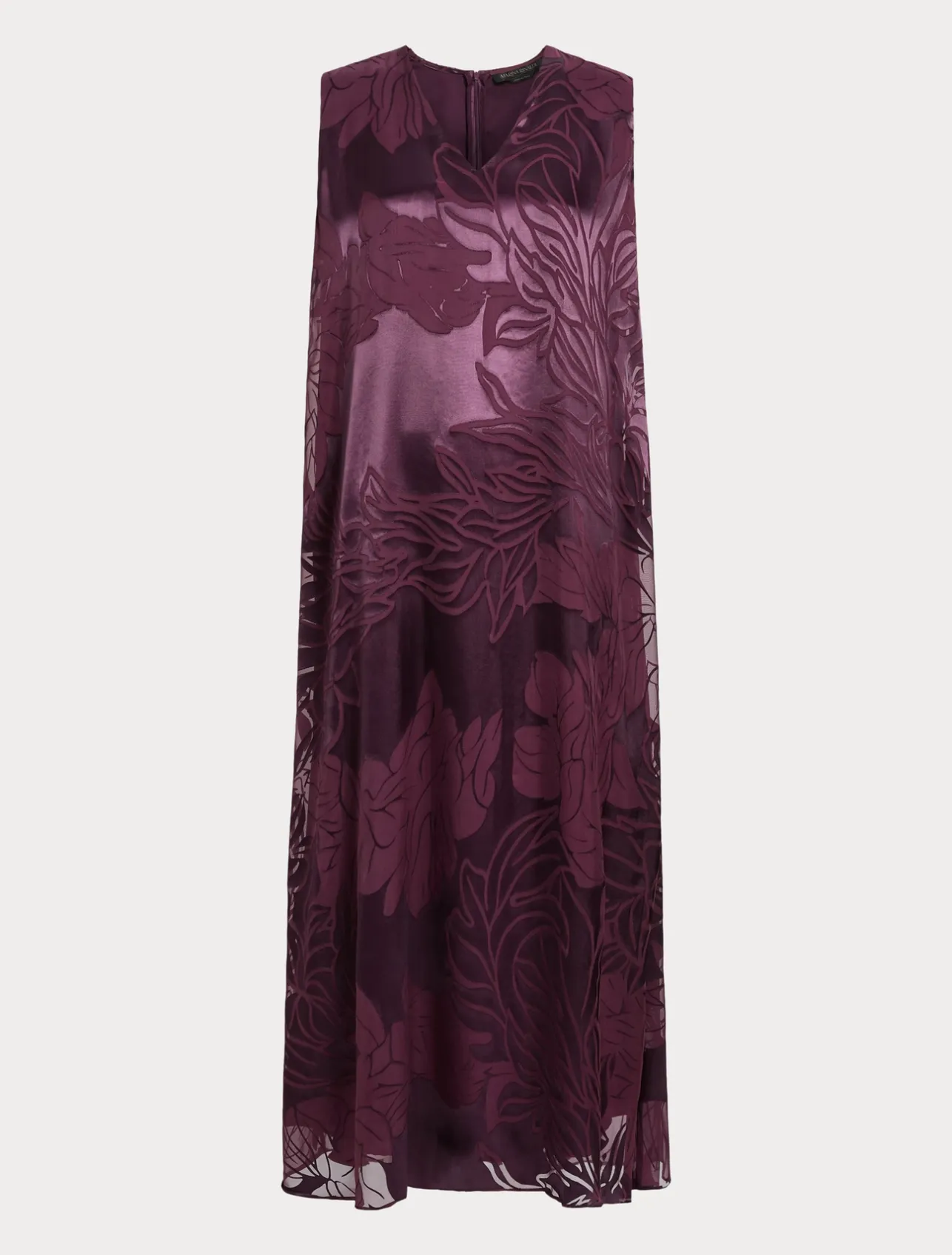 Hot Marina Rinaldi Long satin dress BORDEAUX