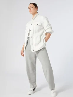 Best Marina Rinaldi Lurex cotton sweater OPTICALWHITE