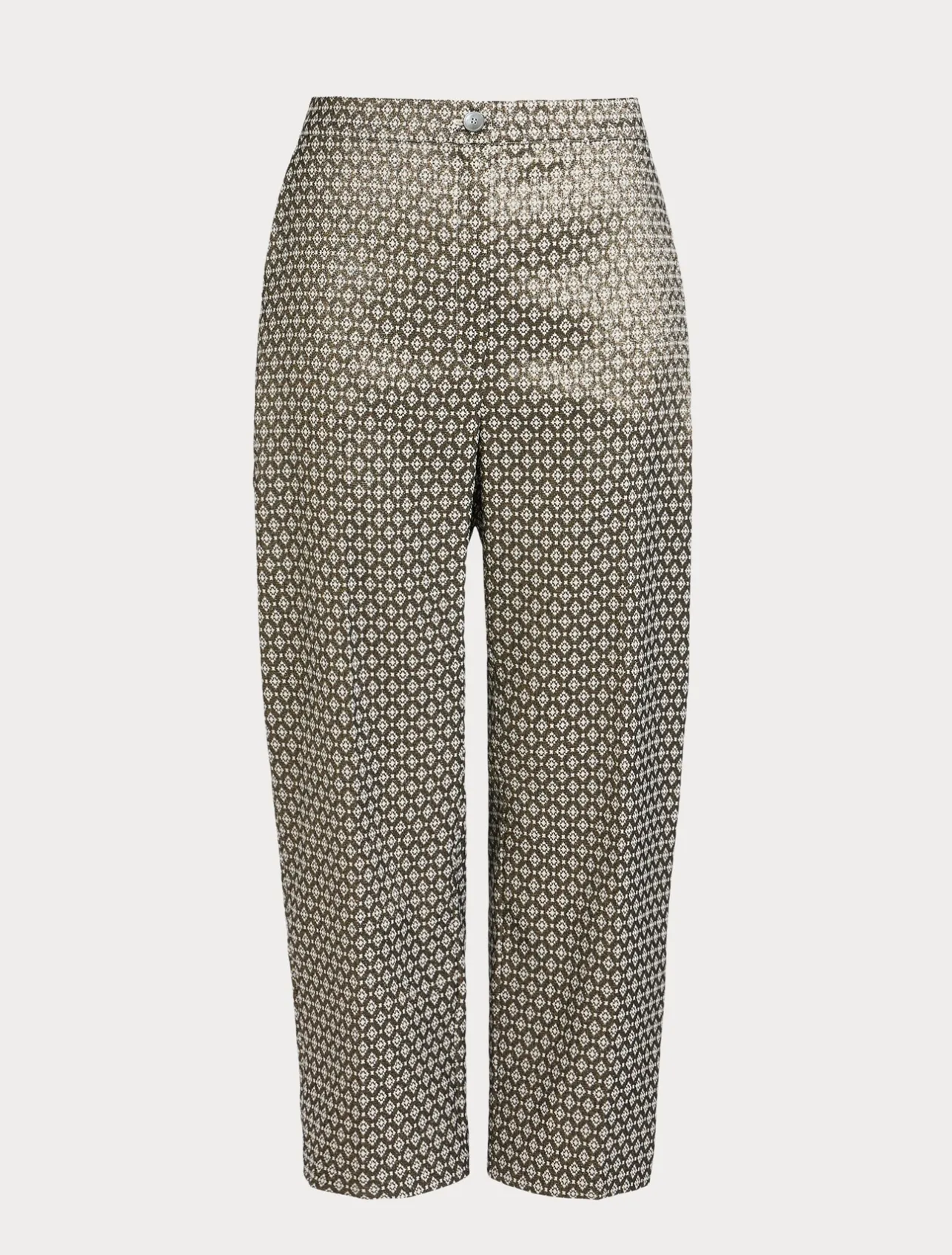 Best Marina Rinaldi Lurex jacquard trousers SAND