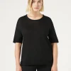 New Marina Rinaldi Lurex viscose jumper BLACK