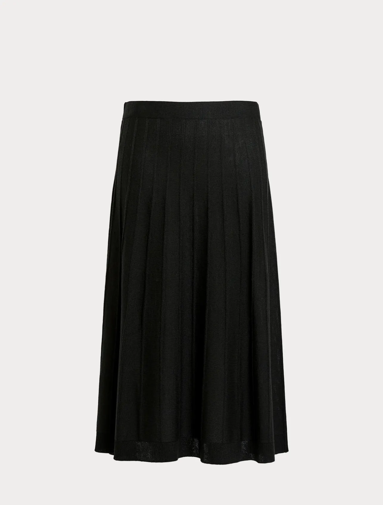 Sale Marina Rinaldi Merino wool blend skirt BLACK