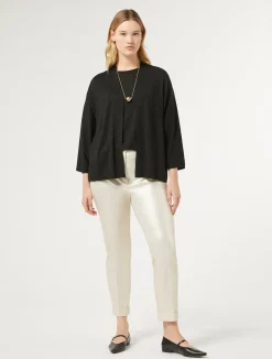 Clearance Marina Rinaldi Metallic wool cardigan BLACK