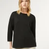 Hot Marina Rinaldi Metallic wool jumper BLACK