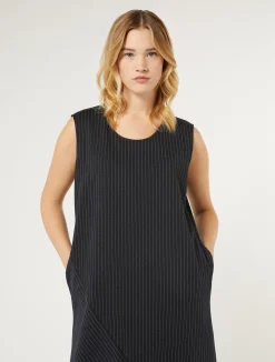 Discount Marina Rinaldi Milano-knit fabric dress ULTRAMARINE