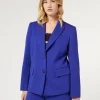 Discount Marina Rinaldi Milano-knit jersey blazer PURPLE