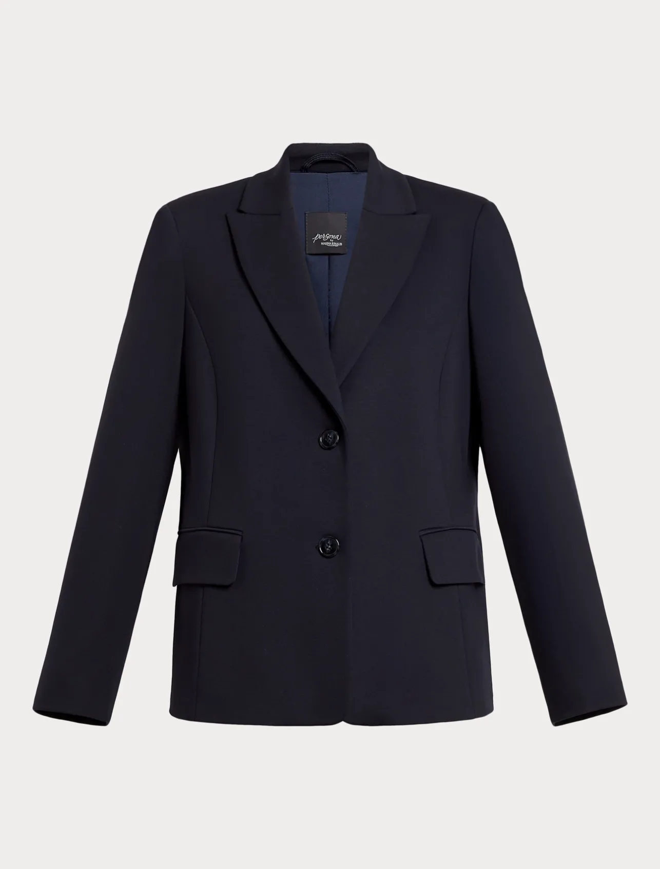 Outlet Marina Rinaldi Milano-knit jersey blazer ULTRAMARINE