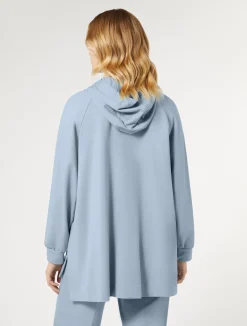Fashion Marina Rinaldi Milano-knit jersey jacket LIGHTBLUE