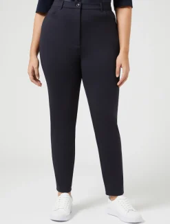 Sale Marina Rinaldi Milano-knit trousers MIDNIGHTBLUE
