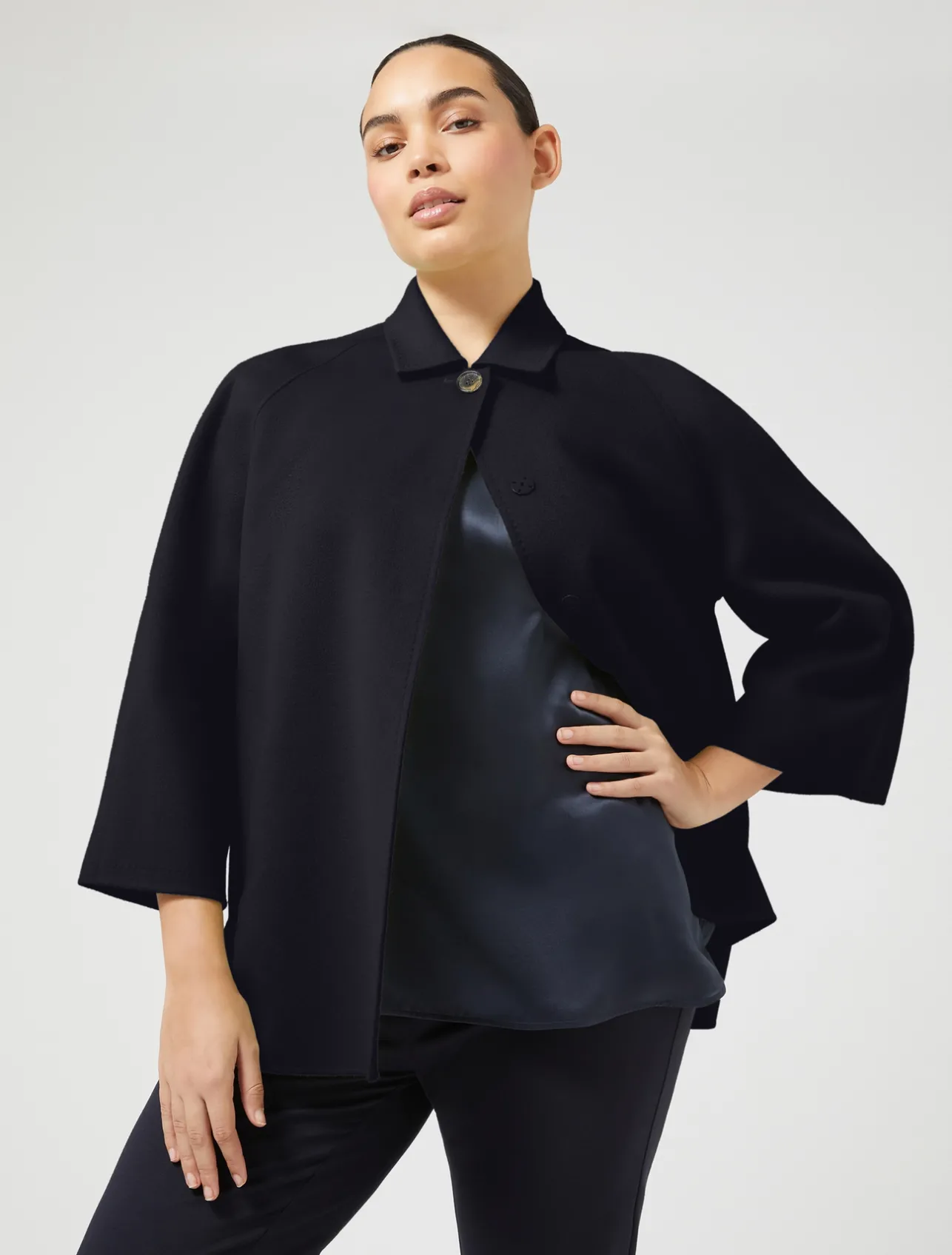 Sale Marina Rinaldi Milano-knit trousers MIDNIGHTBLUE