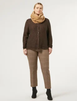 Online Marina Rinaldi Mohair and sequin cardigan DARKBOWN