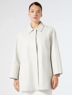 Hot Marina Rinaldi Nappa leather jacket IVORY
