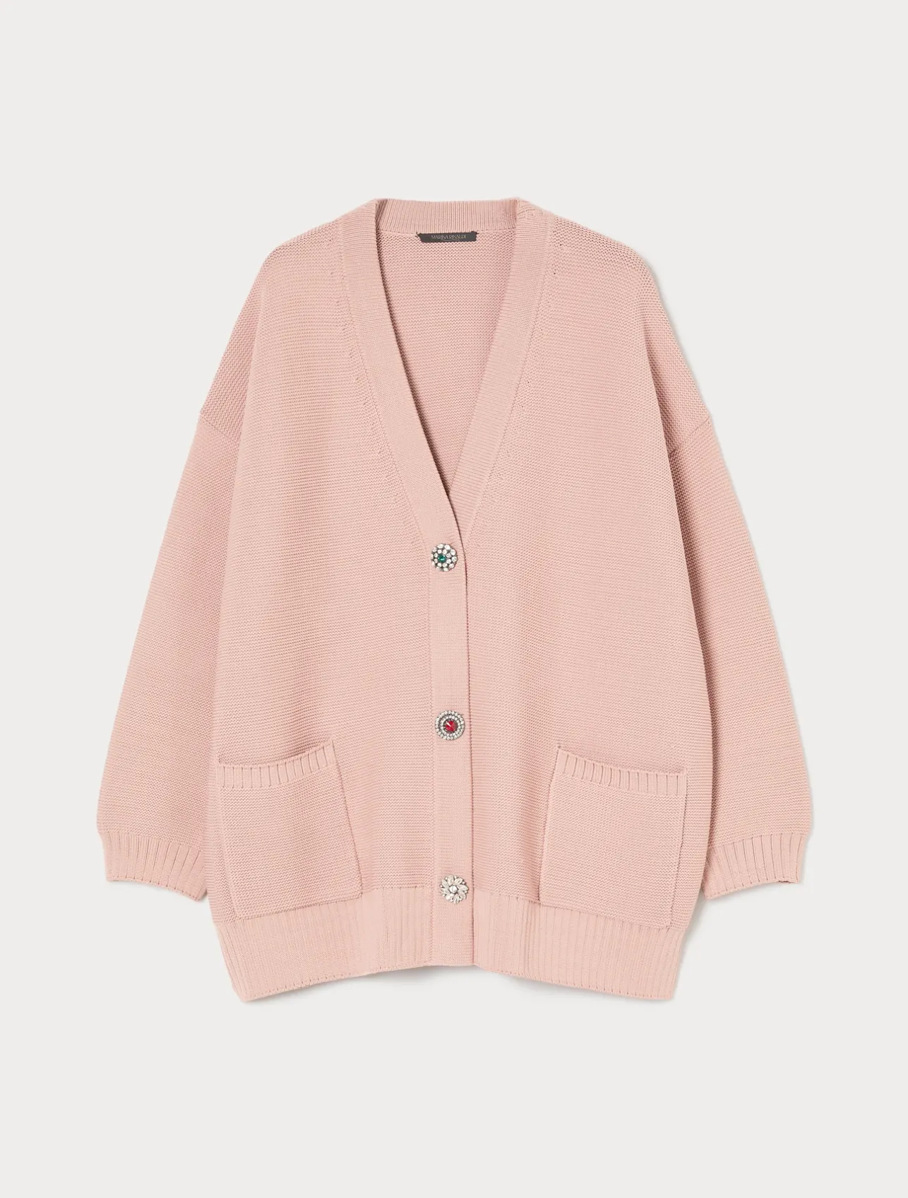 Fashion Marina Rinaldi Neoprene yarn cardigan NUDO