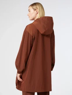 Discount Marina Rinaldi Nylon canvas parka COPPER