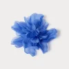 Outlet Marina Rinaldi Organza flower brooch CORNFLOWERBLUE