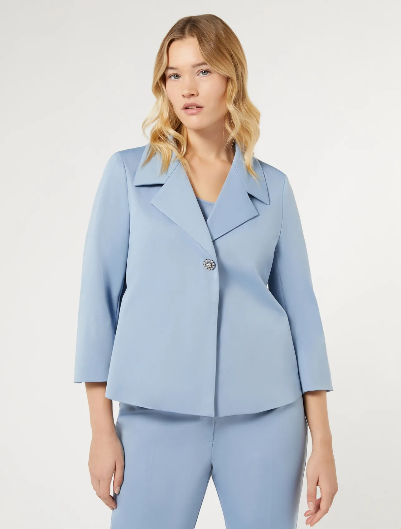 Clearance Marina Rinaldi Ottoman jacket LIGHTBLUE