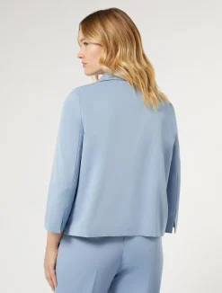 Clearance Marina Rinaldi Ottoman jacket LIGHTBLUE