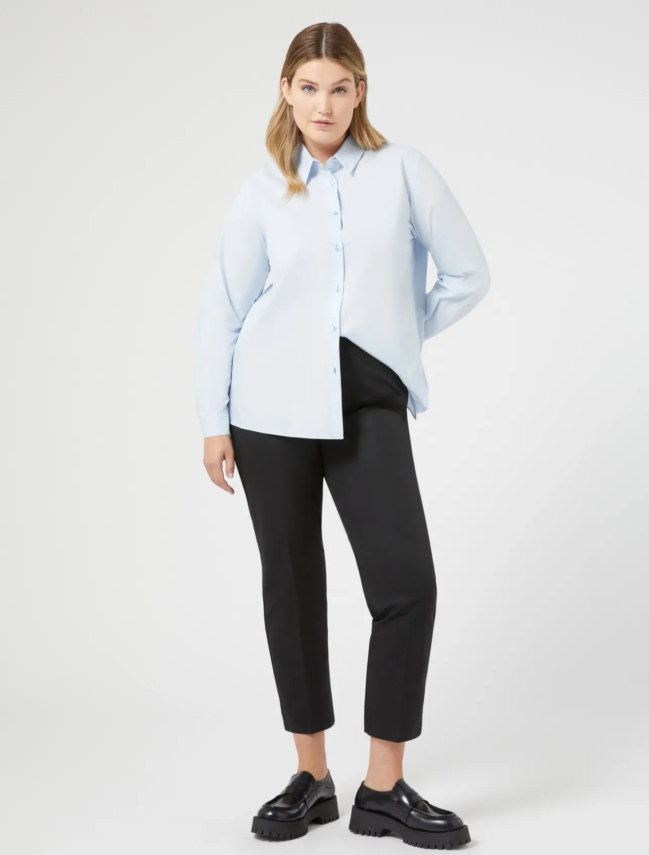 Hot Marina Rinaldi Ottoman trousers BLACK