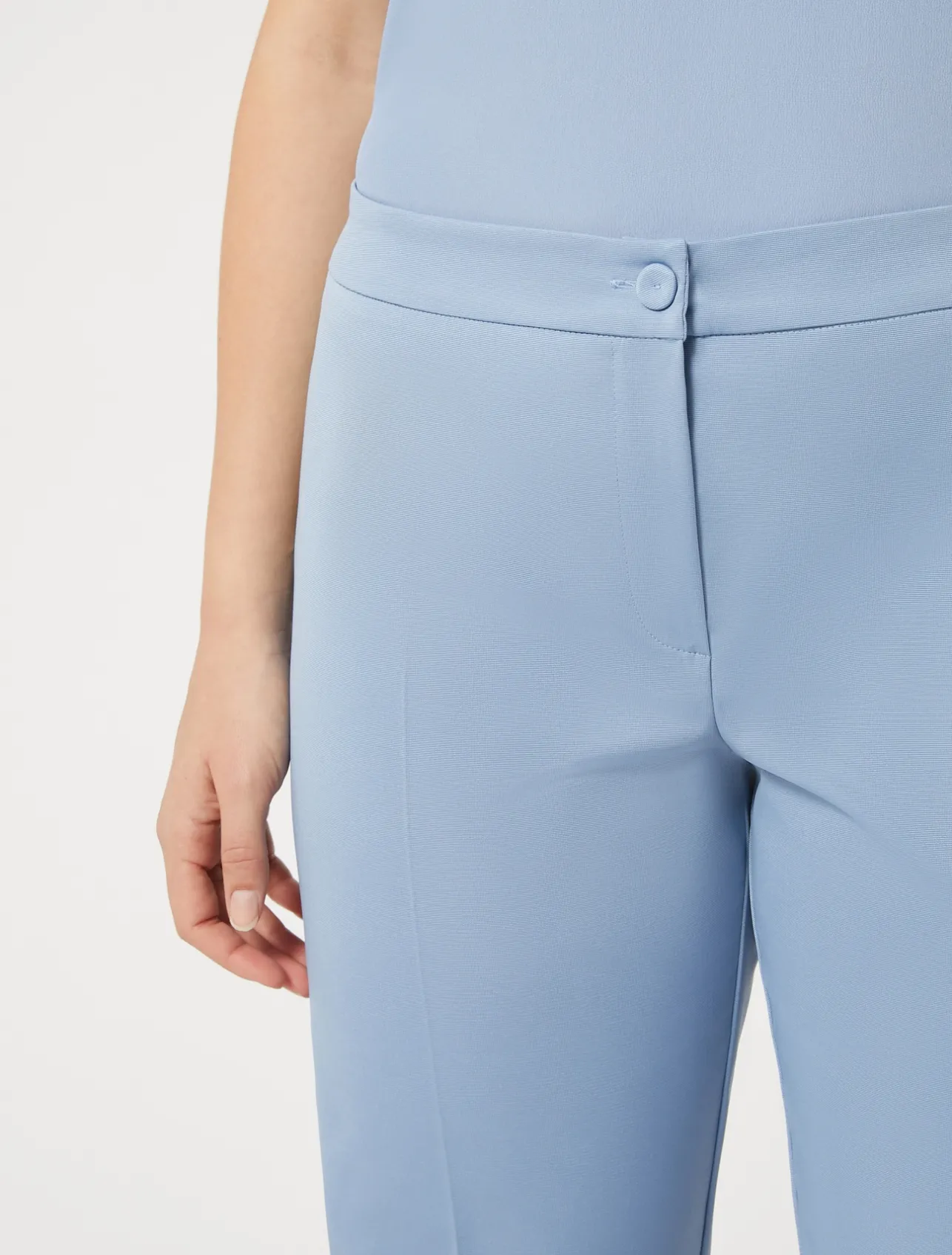 Fashion Marina Rinaldi Ottoman trousers LIGHTBLUE