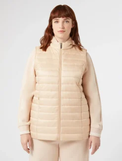Hot Marina Rinaldi Padded gilet POWDER