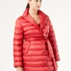 Clearance Marina Rinaldi Padded jacket in water-repellent nylon canvas RED