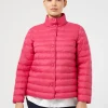 Online Marina Rinaldi Padded jacket in water-repellent nylon canvas RED