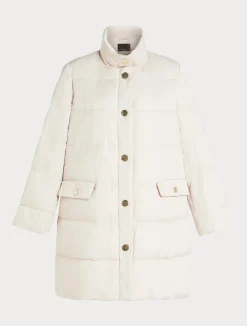 Best Marina Rinaldi Padded jacket in water-repellent satin MAKEUPLUMIERE