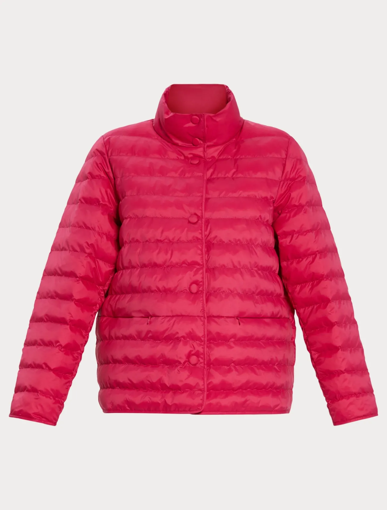Online Marina Rinaldi Padded jacket in water-repellent nylon canvas RED