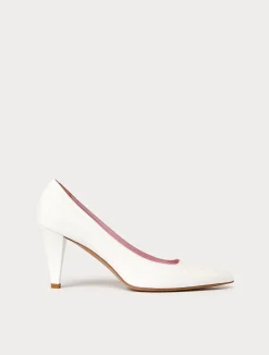 New Marina Rinaldi Patent leather court shoes WHITE