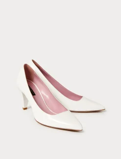 New Marina Rinaldi Patent leather court shoes WHITE