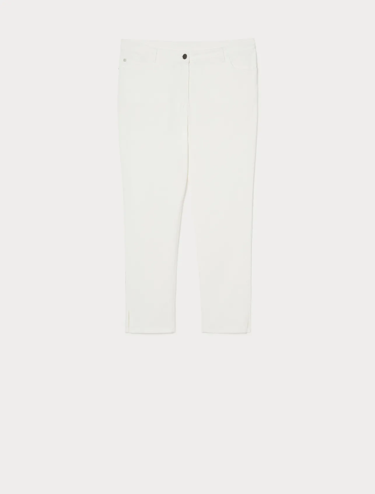 Online Marina Rinaldi Perfect-fit cotton bull denim jeans WHITE