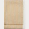 New Marina Rinaldi Pinstriped fabric stole CAMEL
