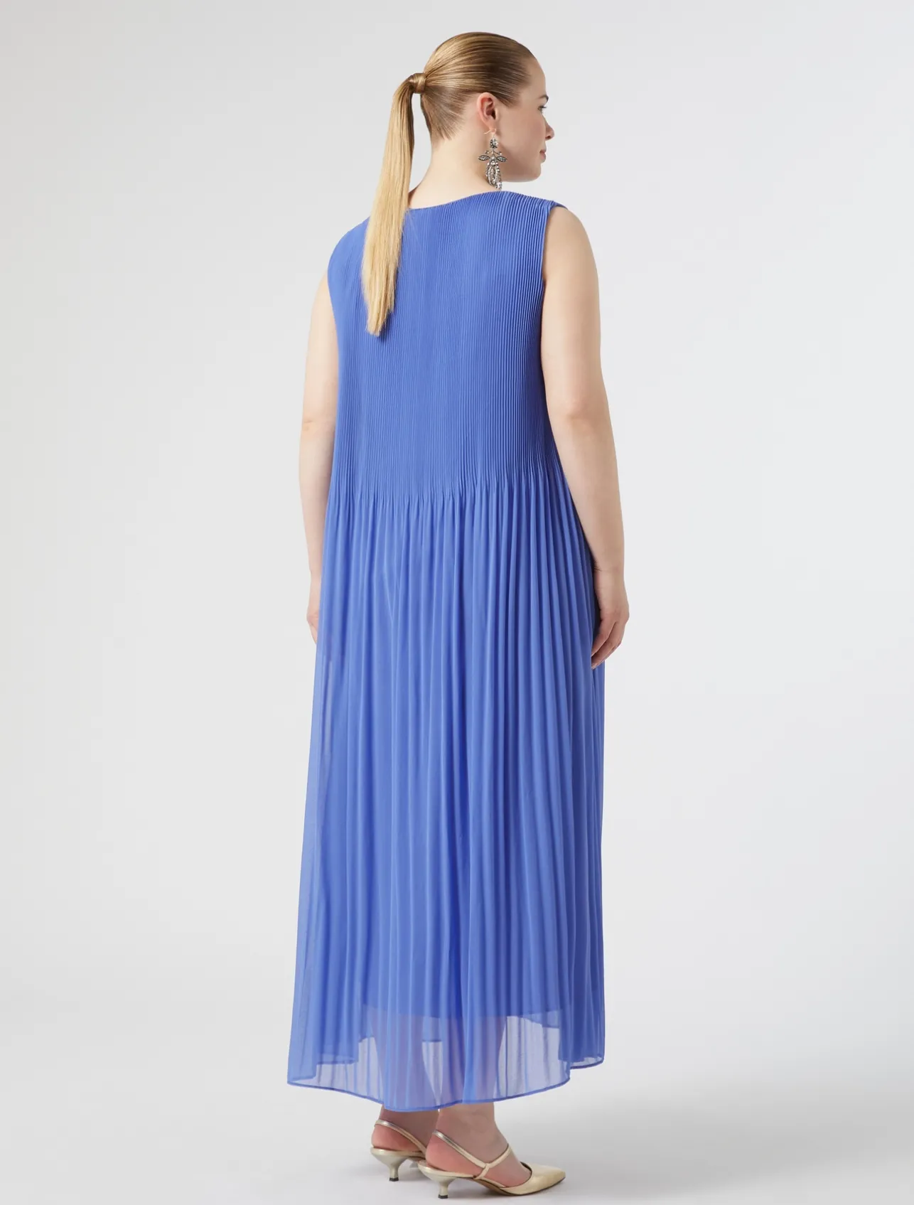 Clearance Marina Rinaldi Pleated georgette dress AVIO